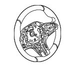 32308746693 - : Steering Wheel for BMW: 228i Gran Coupe, 228i xDrive Gran Coupe, 330e, 330e xDrive, 330i, 330i xDrive, 430i, 430i Gran Coupe, 430i xDrive, 430i xDrive Gran Coupe, M235i xDrive Gran Coupe, M340i, M340i xDrive, M440i, M440i Gran Coupe, M440i xDrive, M440i xDrive Gran Coupe Image