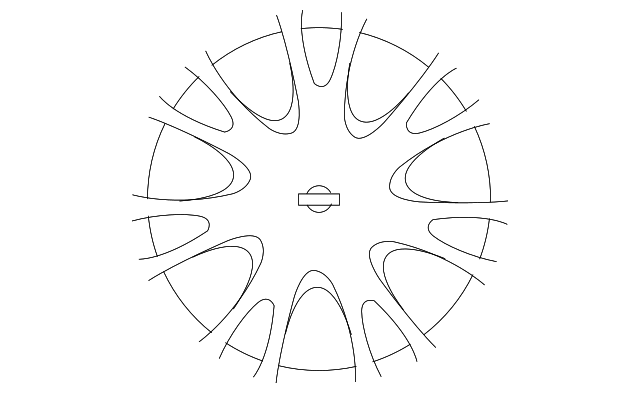 2006-2010 Volvo C70 Aluminum Rim Mirzam 8 X 18in 30633788