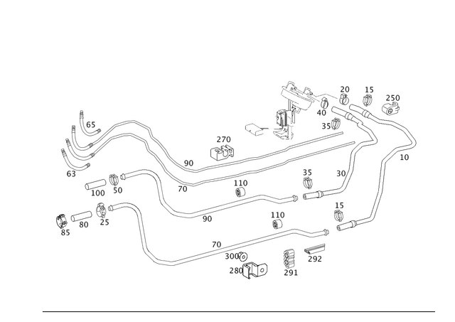 2114760501 - : Line for Mercedes-Benz Image
