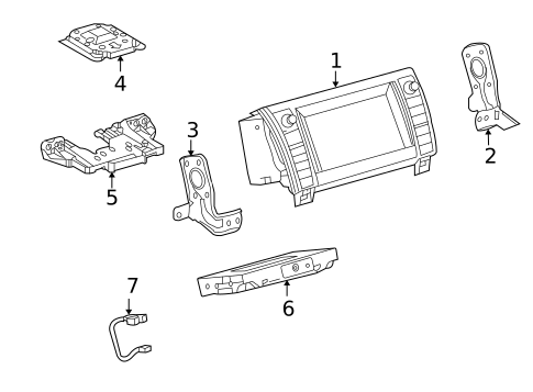 Navigation System for 2021 Toyota Sequoia #1