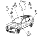 4560221AA - Electrical: Glove Box Switch And Lamp for Mopar Image image