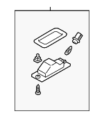 8341A105 - : License Lamp for Mitsubishi: Galant Image