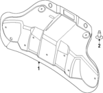 PR3Z6345594BA - : 2024 Ford Mustang - Lid Trim for Ford: Mustang Image