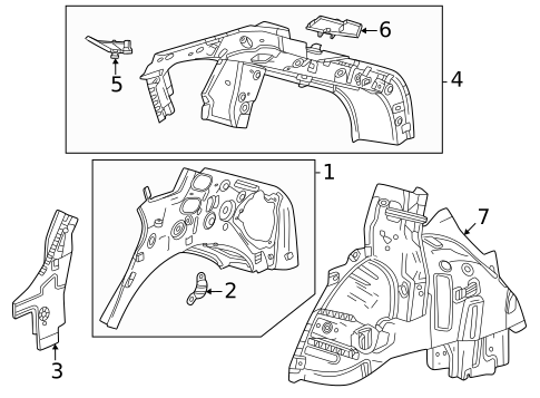Inner Structure for 2025 Cadillac OPTIQ #0