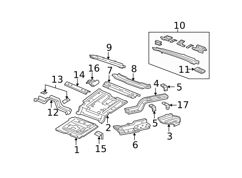 Rear Body for 2003 Lincoln Aviator #0