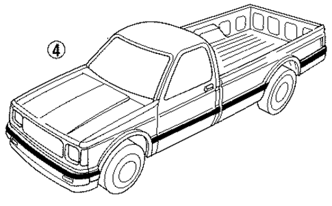 Stripe Tape for 1993 Chevrolet S10 #0