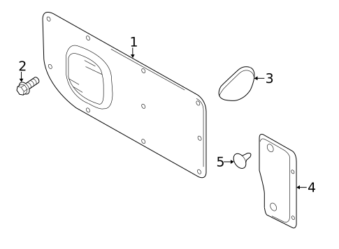 Interior Trim - Side Panel for 2017 Chevrolet City Express #0