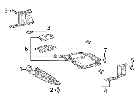Splash Shields for 2019 Lexus UX250h #0