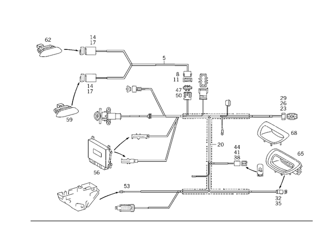 95452826 - Electrical System: Contact Socket for Mercedes-Benz Image image