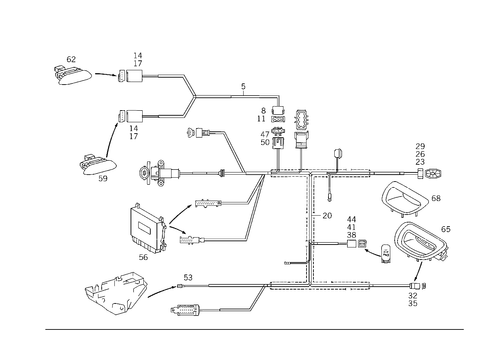 Parktronic System (Pts) for 2002 Mercedes-Benz CLK430 #0