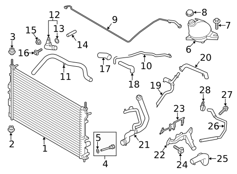 Radiator & Components for 2017 Ford Transit-250 #0