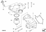 11531406762 - : Thermostat Housing for BMW Image