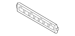 88548WB001 - HVAC: Filter Cover for Scion: iA | Toyota: Yaris, Yaris iA Image