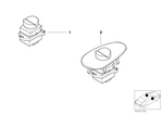 61318385904 - : Window Lifter Switch, Passenger Side for BMW Image