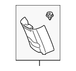 51437266767 - : Center Pillar Trim for Mini: Cooper Image