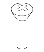 84137007031 - Body: Windshield Pillar Trim Screw for Mini Image