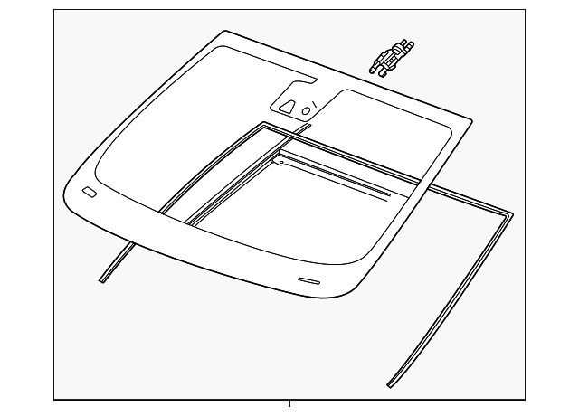 42782815 - Windshield 2020-2025 Buick Encore GX | GM Parts Warehouse