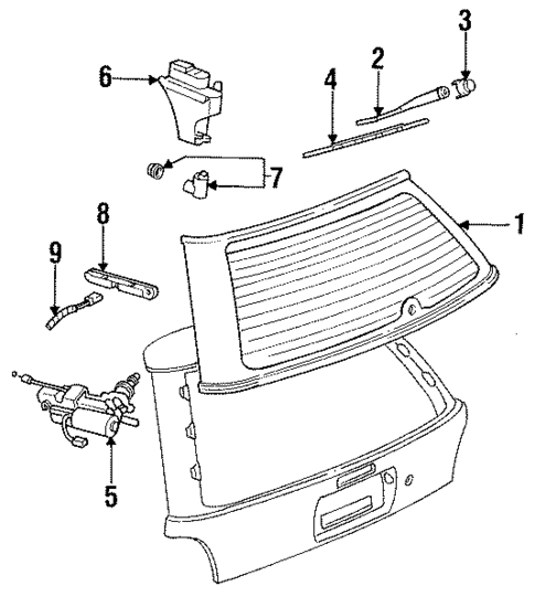 Front Wipers for 1994 Saturn SW2 #1