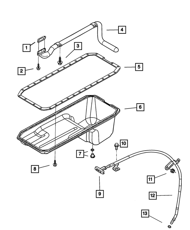 4429460 - 5.9L Turbo Diesel; Engine: Hex Flange Head Bolt, Mounting for Mopar Image image