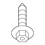 N91251601 - Body: Rear Shield Screw for Audi: A4, A4 allroad, A4 Quattro, A5 Quattro, e-tron GT, e-tron Quattro, e-tron S, e-tron S Sportback, e-tron Sportback, Q4 e-tron, Q4 e-tron Sportback, Q6 e-tron, Q8 e-tron, Q8 e-tron Sportback, RS5, S4, S5, SQ6 e-tron, SQ8 e-tron, SQ8 e-tron Sportback Image