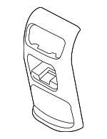 83413TLAA21ZA - : 2017-2020 Honda CR-V - Garnish Center Console *NH900L* (Deep Black) for Honda: CR-V Image