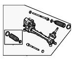 G1FZ3504Y - Steering: Steering Gear for FORD Image