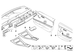 51419171789 - : Decorative Strip, Door Front Left for BMW Image