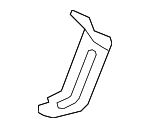 1K0201827C - Emission System: Vapor Canister Bracket for Volkswagen: Jetta Image