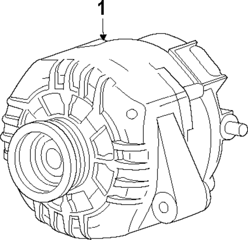 Alternator for 2010 Buick Lucerne #1