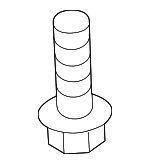 N91176801 - Body: Top Cover Bolt for Audi: A5 Quattro, Q3, Q8, S5, TT Quattro, TT RS Quattro, TTS Quattro Image