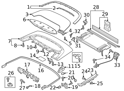 Storage Compartment Cover for 2023 Audi A5 Quattro #0