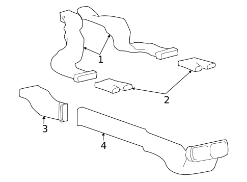 Ducts for 2001 Hyundai XG300 #0