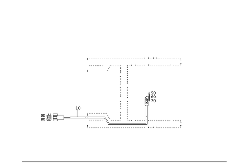Wiring Harness for 02 Sensor after Catalytic Converter for 1999 Mercedes-Benz C230 #0