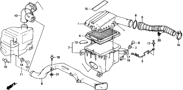 Air Cleaner for 1988 Honda Civic #0