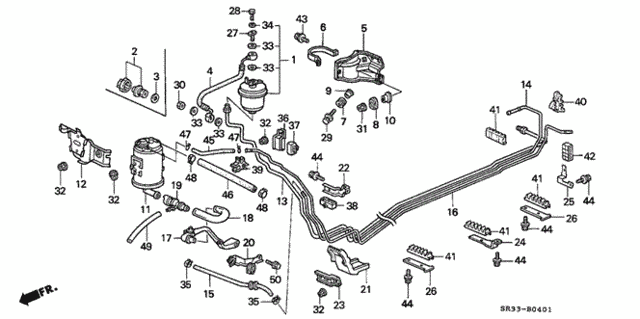Fuel Pipe (2) for 1995 Honda Civic #0