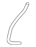 61668362762 - Body: Washer Hose for Mini: Cooper Countryman, Cooper Paceman Image