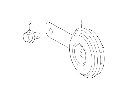 Horn for 2016 Scion iM #0