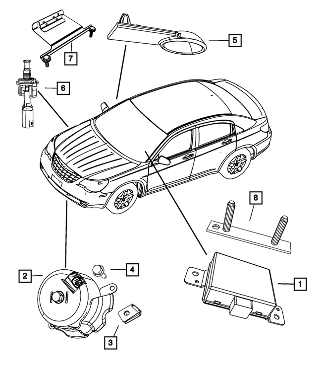 4692053AC - : Alarm Module for Mopar Image