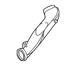 1C0129622F - Air &amp; Fuel Delivery: Engine Air Intake Hose for Volkswagen Image
