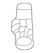 68906391A - : Heat Tube for Volkswagen: Beetle, Corrado, Golf, Jetta, Passat Image