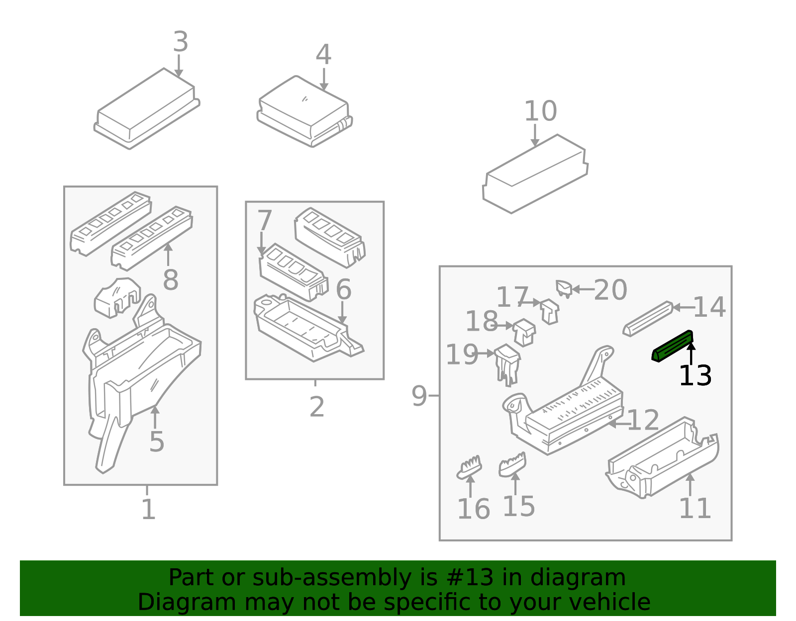 2000-2003 Nissan Maxima Fuse And Relay Center Base 24385-2Y000 | OEM ...