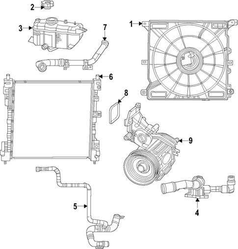 Cooling System for 2024 Jeep Grand Cherokee #0