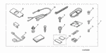938940401207 - Accessory Components: SCREW-WASHER (4X12) for Honda Image