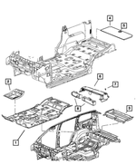 5KQ13ZJ8AC - : Front Floor Carpet for Mopar Image