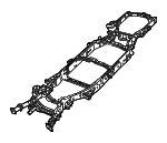 68631480AB - Body: Frame Assembly for Jeep: Grand Wagoneer, Grand Wagoneer L, Wagoneer, Wagoneer L Image