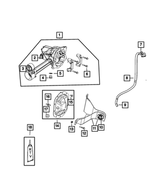 5066054AB - Front Axle; Dana 186 MM; Differential and Drive Line: Drain Plug for Mopar Image