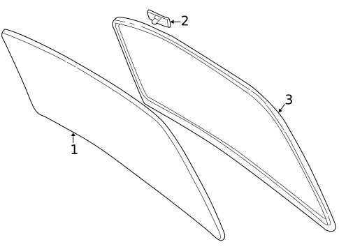 Reveal Moldings for 1999 Toyota Camry #1