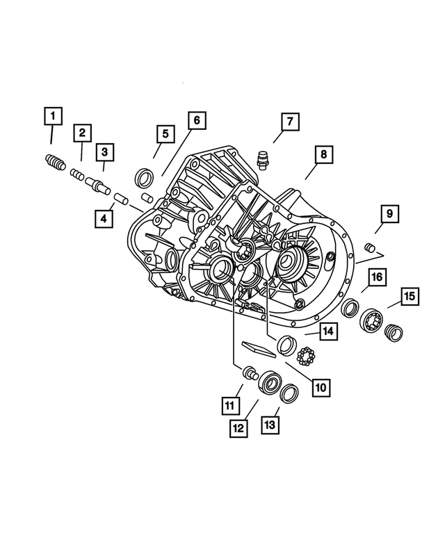 5083977AA - Getrag Manual Transaxle 5 Speed: Bearing for Mopar Image