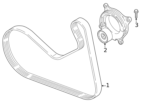 Belts & Pulleys for 2022 BMW M440i xDrive Gran Coupe #0