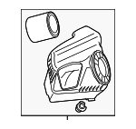 4G0133838F - Engine: Air Cleaner Assembly for Audi Image